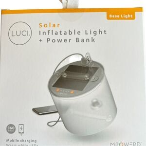 MPOWERD Luci Base: All-in-One Solar Inflatable Light + Phone Charger